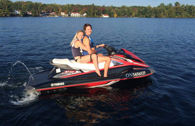 Jet ski at Severn Lodge.