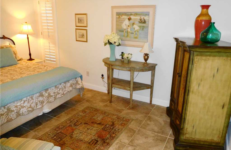 Rental bedroom at Have Travel Memories Rentals.