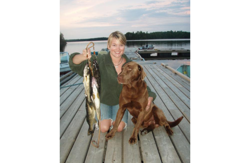 Fishing at Stokes Bay Resort.