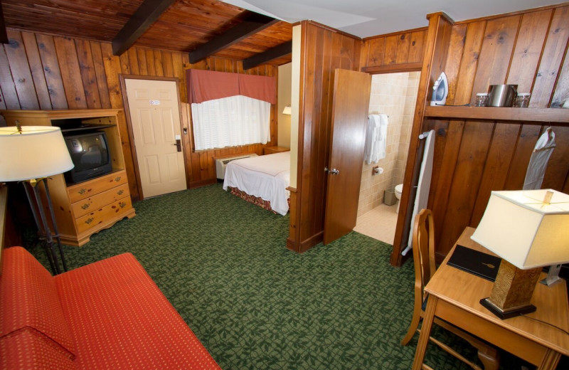 Guest room at Oglebay Resort and Conference Center.