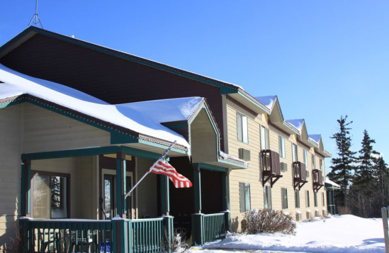 Winter time at The Mountain Inn at Lutsen.