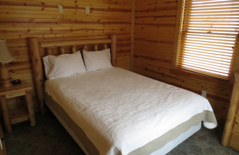 Guest room at Creekside Resort.