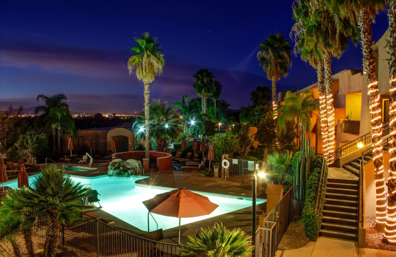 Outdoor pool at La Posada Lodge and Casitas.