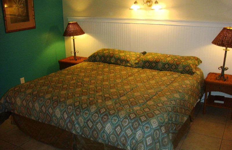 Guest bedroom at Scandia Lodge.