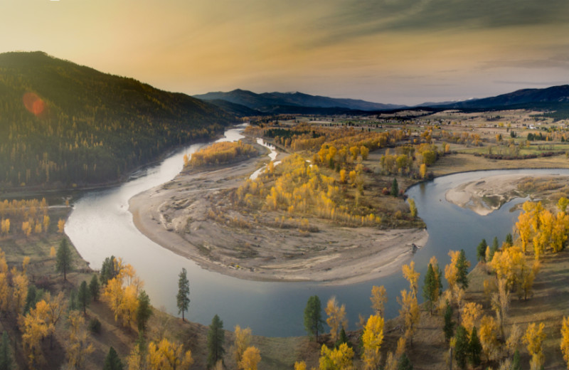 River at Missoula River Lodge.