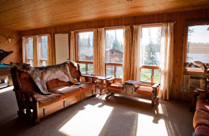 Living Area at Big North Lodge & Outposts