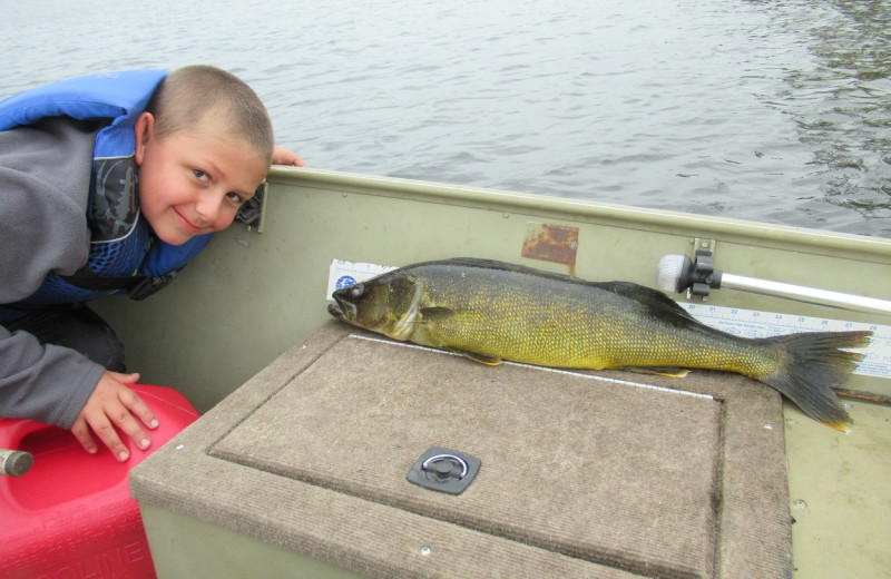 Fishing at Seagull Creek Fishing Camp.