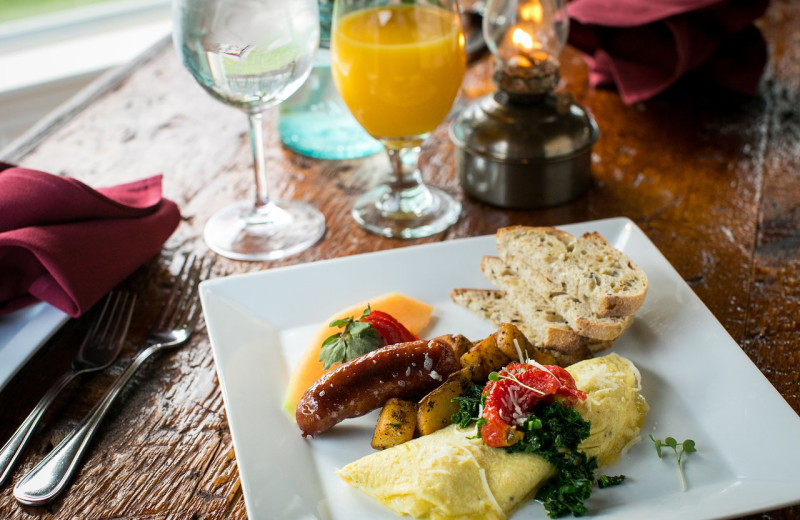Breakfast at The Red Clover Inn & Restaurant.