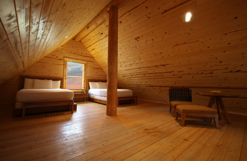 Cabin loft at Mt. Princeton Hot Springs Resort.