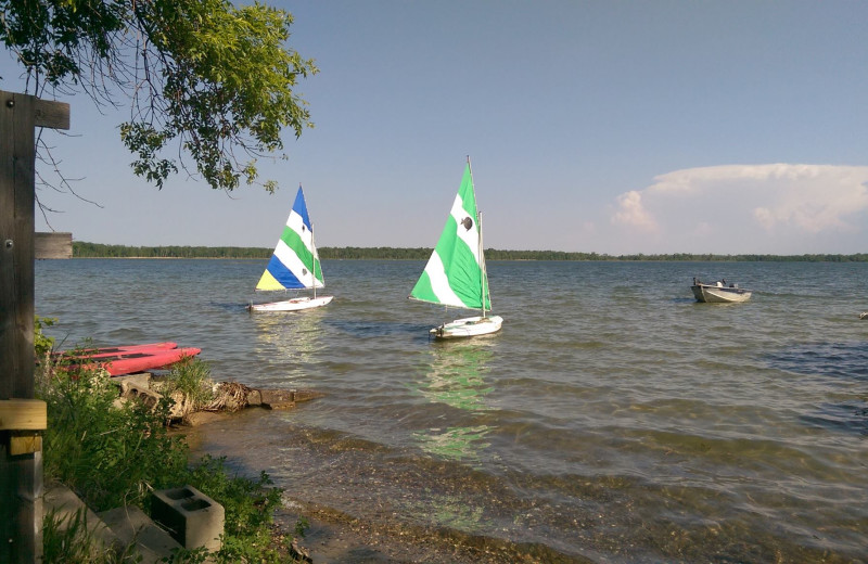 Lake view at Woodlawn Resort.