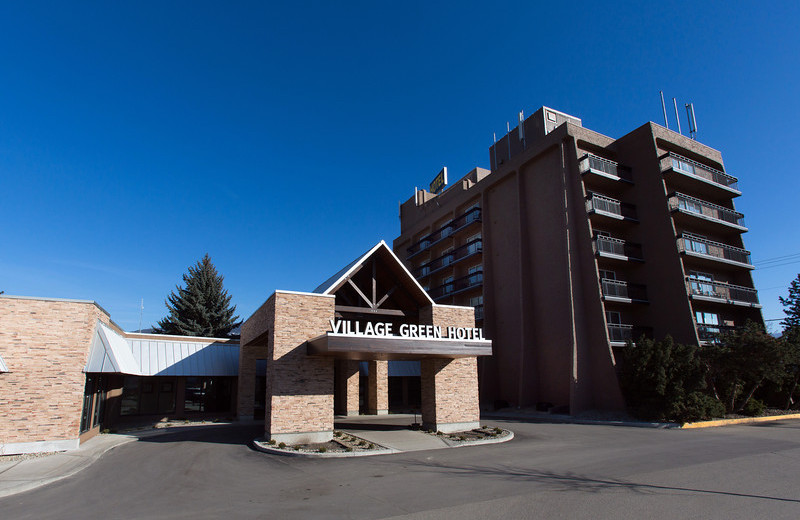 Exterior view of Village Green Hotel & Casino.