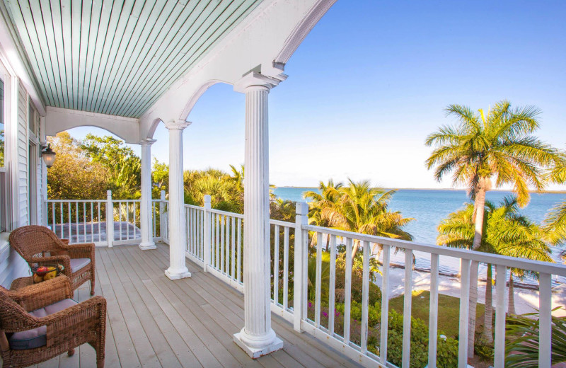 Guest balcony at Collier Inn.