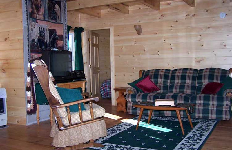 Cabin Interior at Sunrise Ridge Guide Service