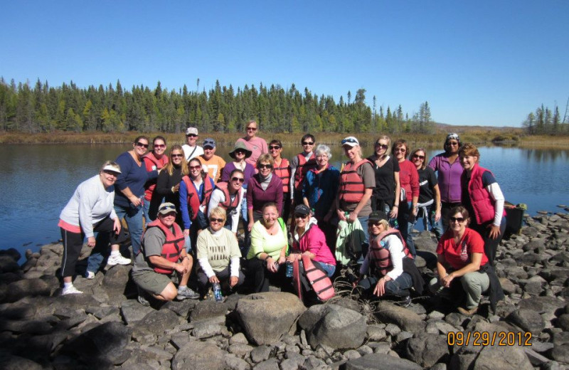 Group at Gunflint Lodge.