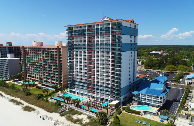 Exterior view of Paradise Resort.
