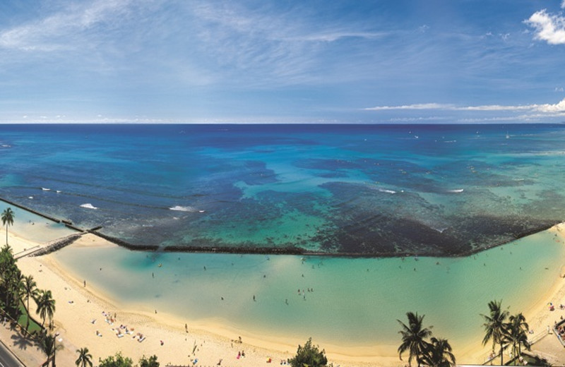 Easy Access to the Beach at Pacific Beach Hotel Waikiki