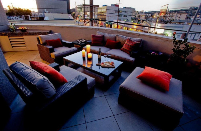 Suite patio at The Orlando.