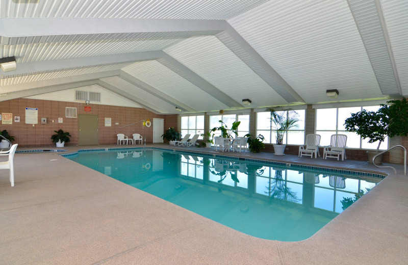 Indoor pool at Abbey Inn.