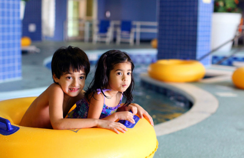 Kids by the pool at Avista Resort.