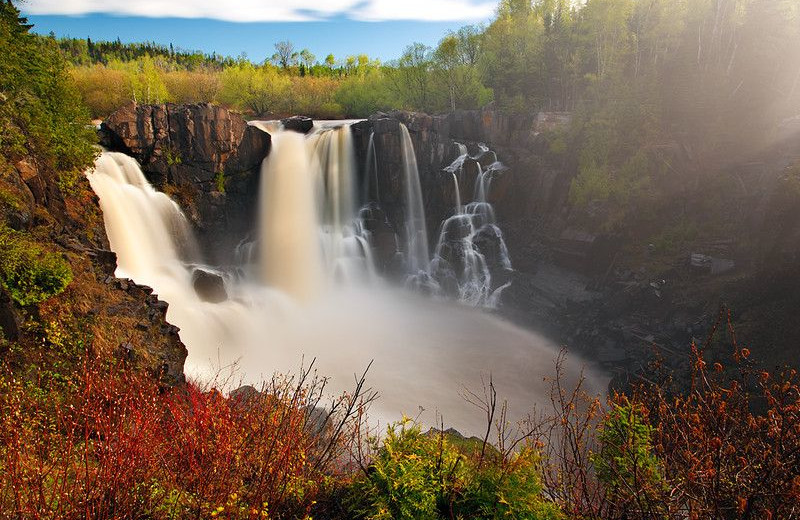 Waterfall near Clearwater Historic Lodge & Canoe Outfitters.