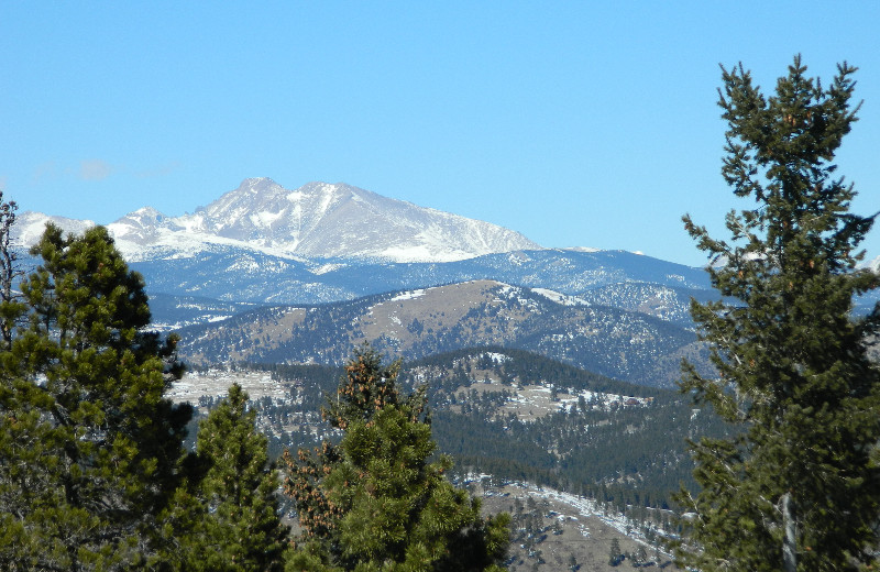 Mountain view at Eldora Lodge.