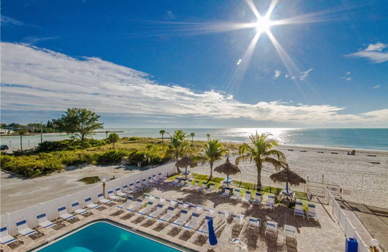 Beach view at Beach Place Condominiums.