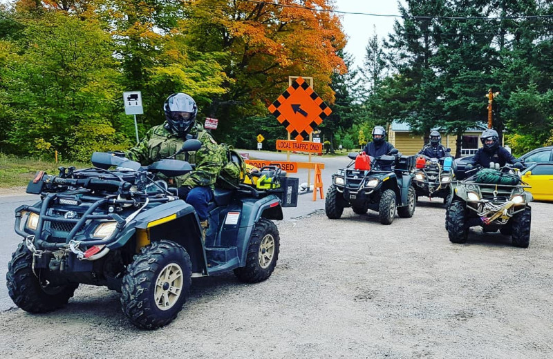 ATV at Parkway Cottage Resort & Trading Post.