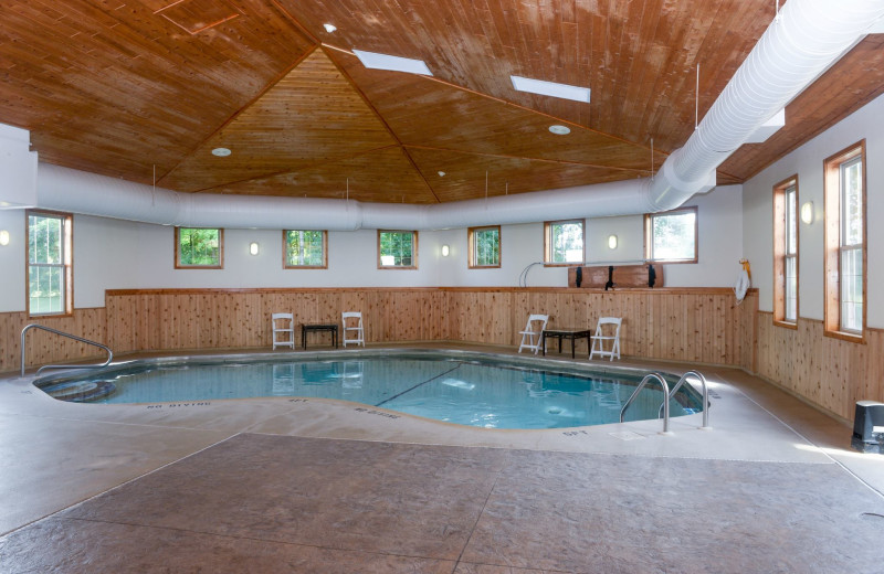 Indoor pool at Maxfields Inn.