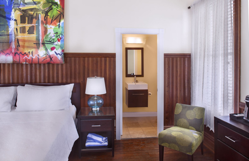 Guest room at Azul Key West.