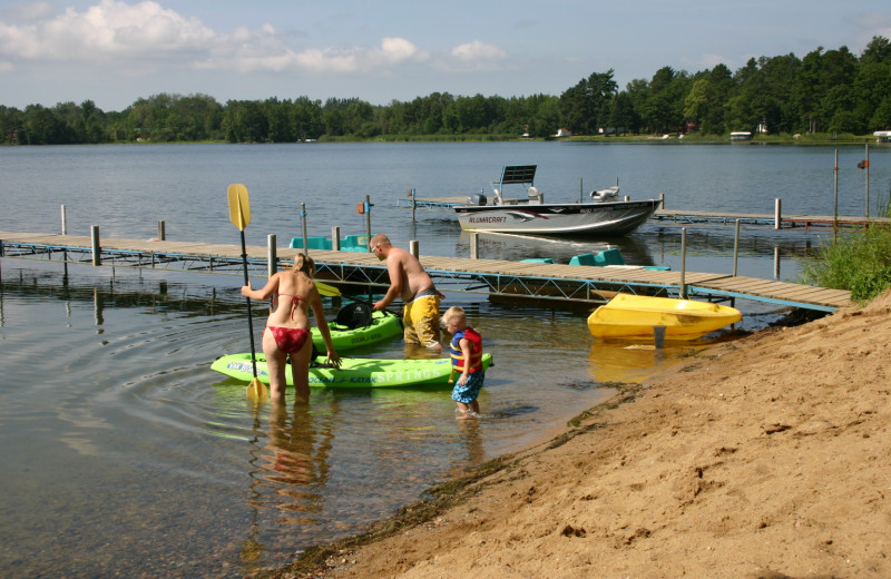 Beach at Twin Springs Resort.