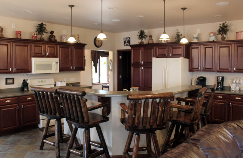 Guest kitchen at Nitschke's Northern Resort.