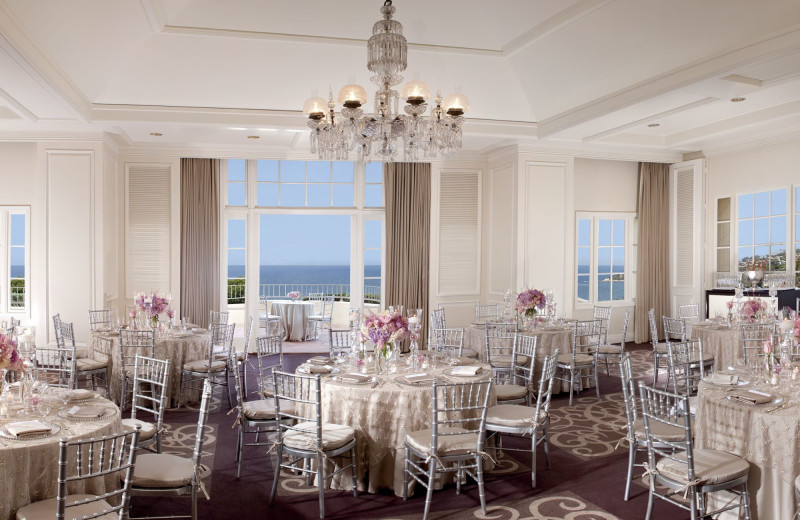 Wedding reception at The Ritz-Carlton, Laguna Niguel.