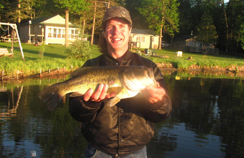 Fishing at Rising Eagle Resort.