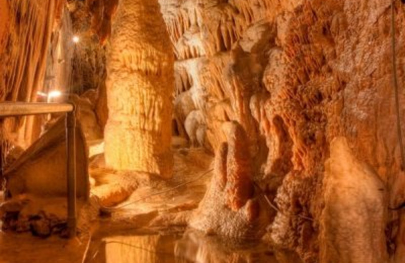 Cavern at Smoke Hole Caverns & Log Cabin Resort.