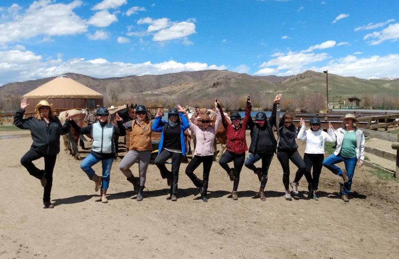 Groups at C Lazy U Ranch.