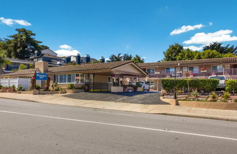 Exterior view of Rodeway Inn Near Downtown Monterey.