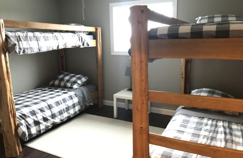 Bedroom at The Lodge at Windy Ridge.