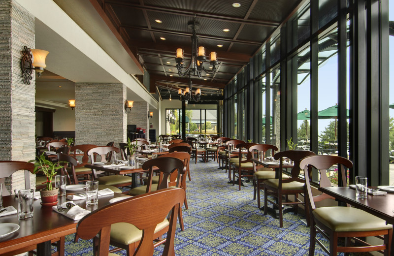 Dining at Fairmont Le Manoir Richelieu.