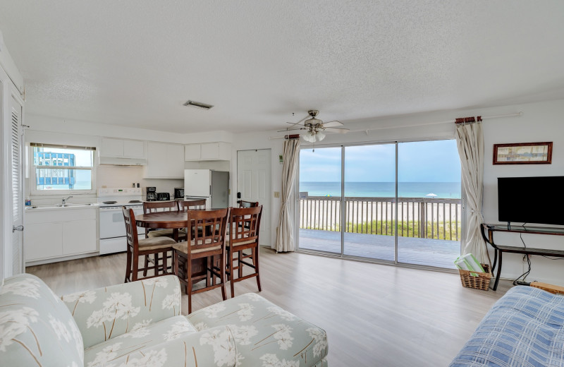 Rental living room at Anna Maria Island Beach Rentals, Inc.