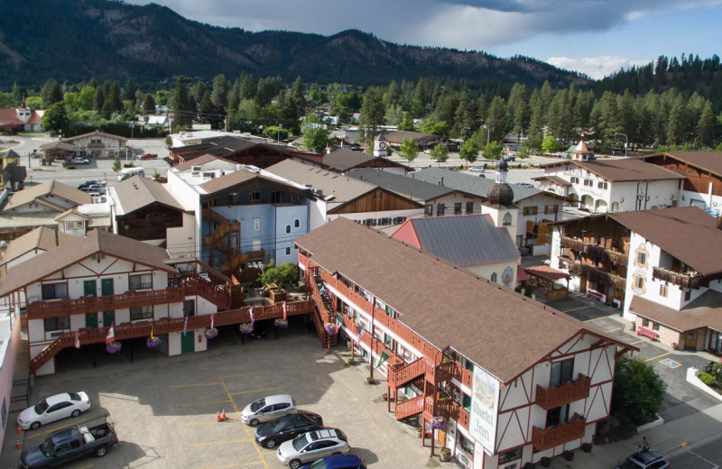 Aerial view of Obertal Inn & Vacation Rentals.