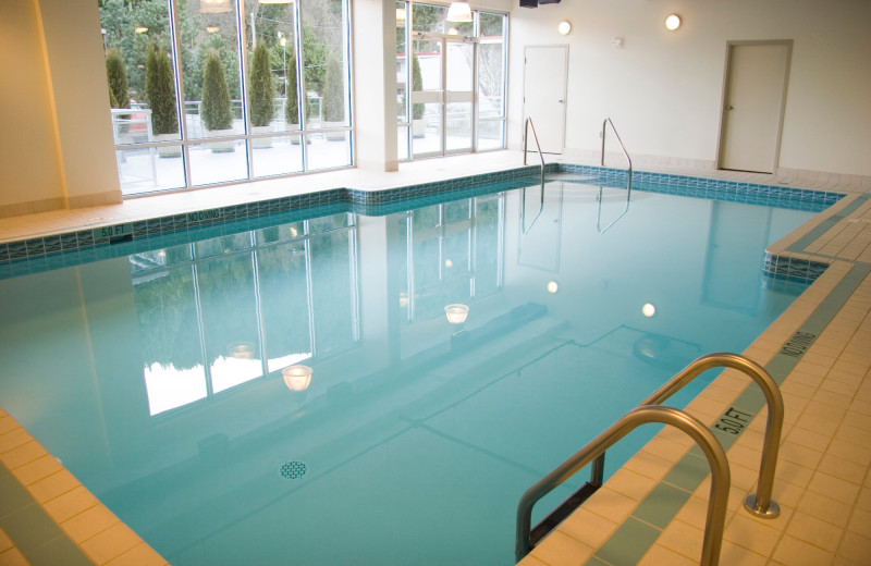 indoor pool at Harrison Beach Hotel.