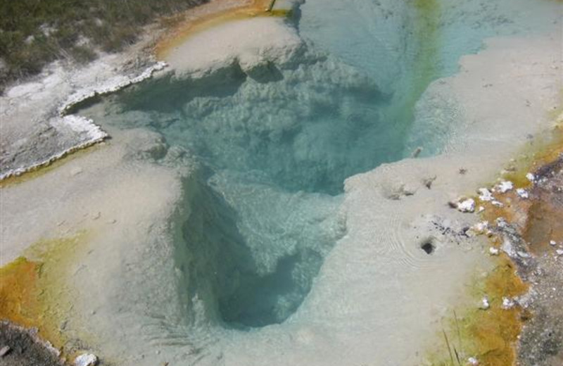 Hot Spring at Yellowstone National Park near Bill Cody Ranch