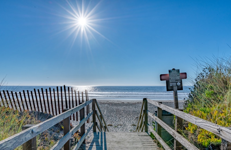 Beach access at Pajaro Dunes Resort.