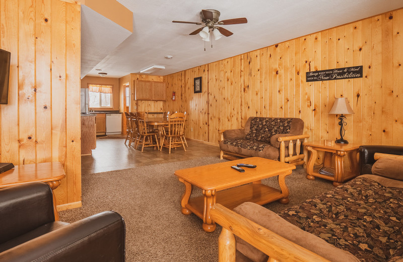 Condo interior at Shady Grove Resort.