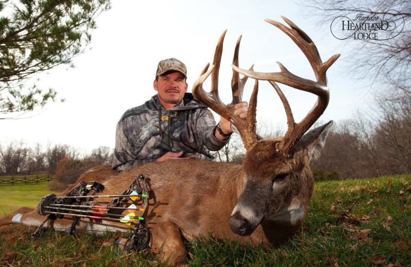 Deer hunting at Harpole's Heartland Lodge.