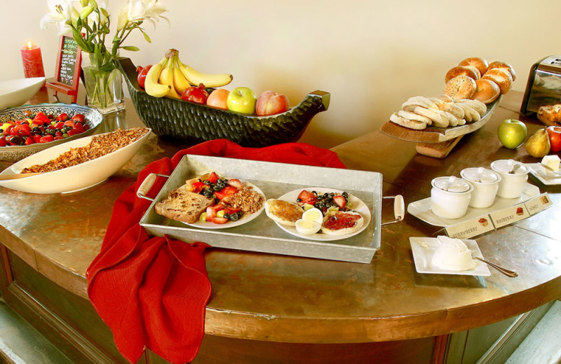 Dining at West Sonoma Inn and Spa.