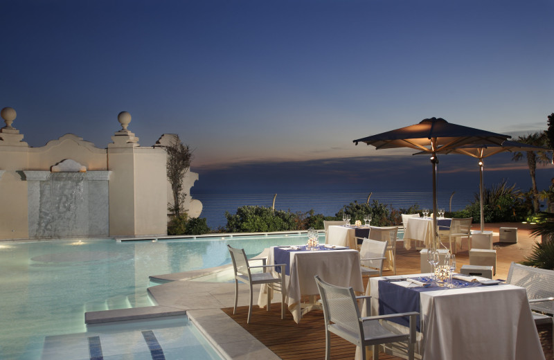 Castle pool at Luxury Castle Hire.