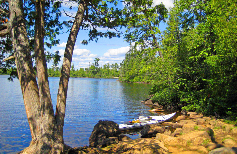 Lake vew at Golden Eagle Lodge.