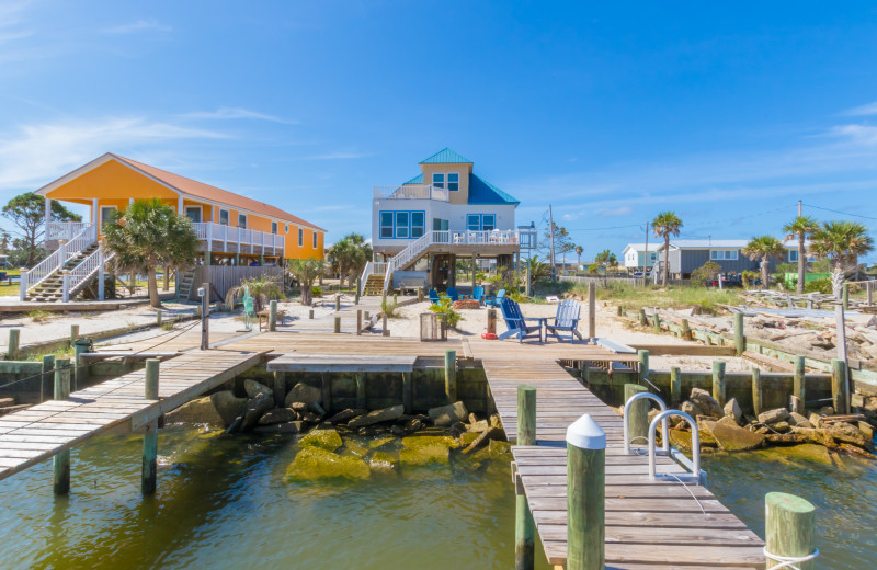 Rental dock at Sunset Properties.