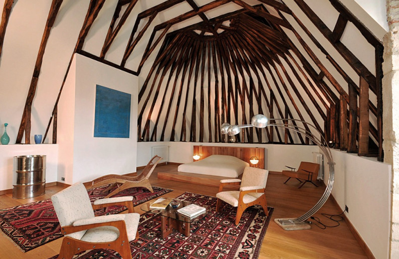 Castle bedroom at Luxury Castle Hire.